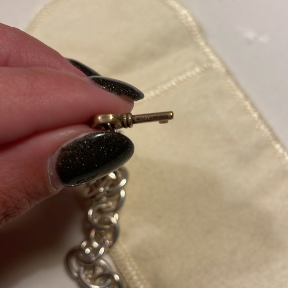 James Avery Cable Chain Bracelet with Retired Key and Owl Charms🦉 - Picture 5 of 5